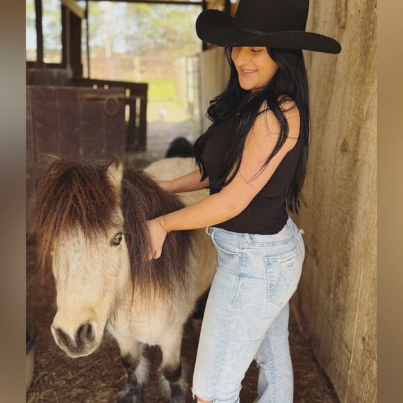 Black cowboy hat - Picture 6 of 12